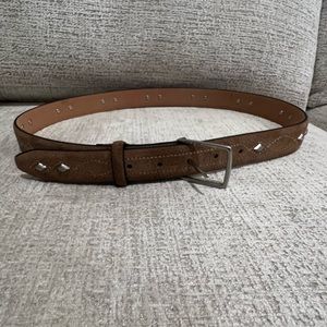 Brand new Rag & Bone Medium Western belt with silver embellishments